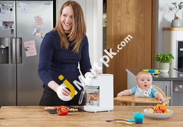 Tommee Tippee Quick Cook Baby Food Maker Blender & Steamer Processor For All Stages Of - Imported